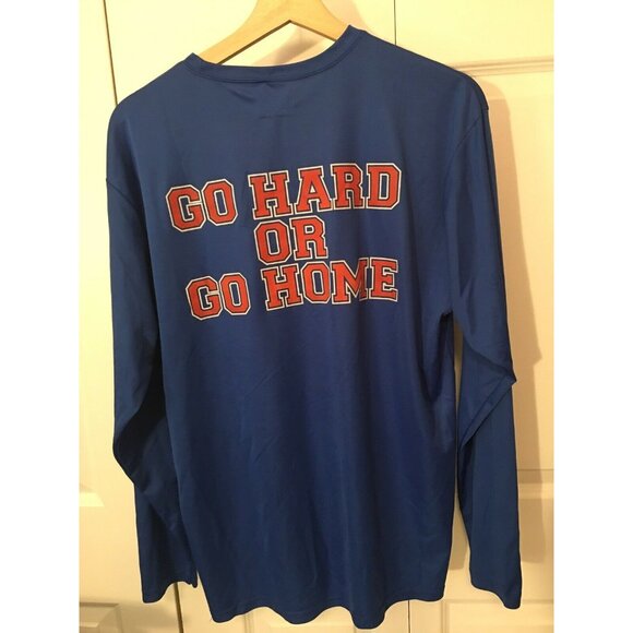 Corbett Mustangs Track & Field Shirt Go Hard Or Go Home Blue Sz‎ M Long Sleeve - Picture 5 of 5